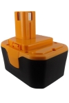 Ryobi B-1415-S / 1400671 / 130224010 accu (14.4 V, 1500 mAh, Ni-MH, 123accu huismerk) ARY00007 - 1