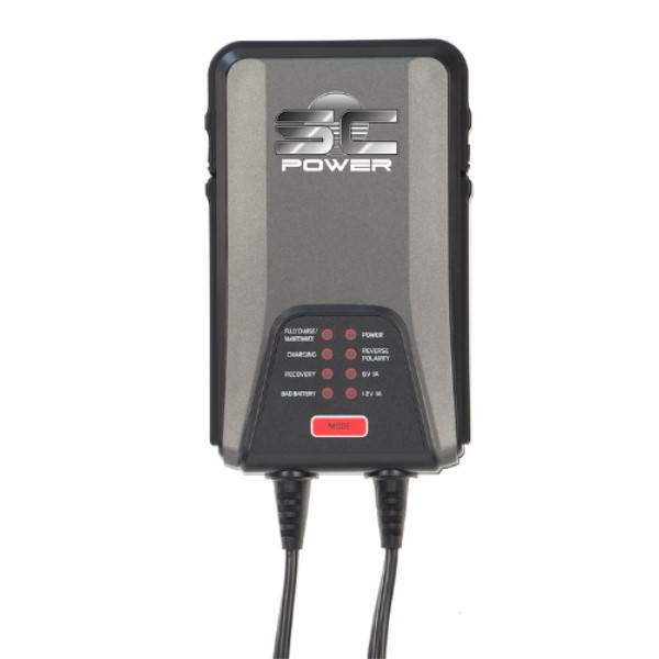 SC Power SC10 accu-/druppellader voor Lood, AGM, Gel (6–12 V, 1 A)  ASC00058 - 1