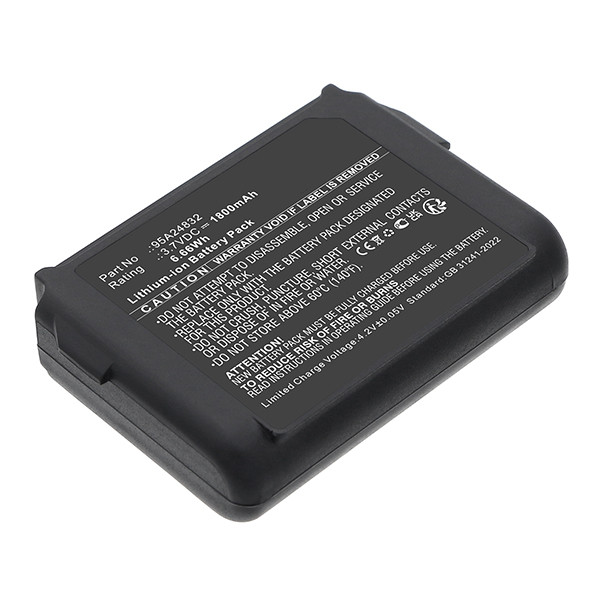 SHURE 95A24832 /  SB910 accu (3.7 V, 1800 mAh, 123accu huismerk) ASH00261 - 1