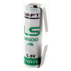 Saft 14500 / 14505 / SL360S batterij met soldeerlippen  (3.6 V, 2600 mAh, origineel)  ASA02050