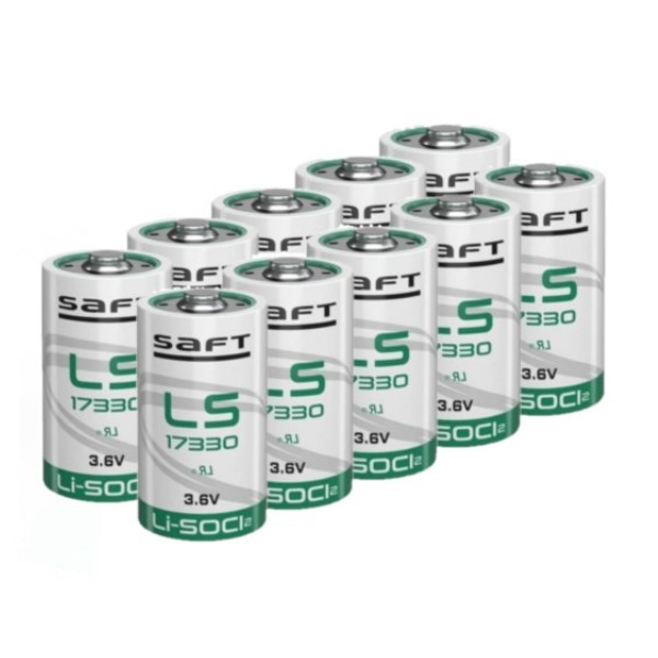 Saft Aanbieding: 10 x Saft LS17330 / 2/3A batterij (3.6V, 2100 mAh, Li-SOCl2)  ASA02350 - 1