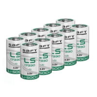 Saft Aanbieding: 10 x Saft LS17330 / 2/3A batterij (3.6V, 2100 mAh, Li-SOCl2)  ASA02350