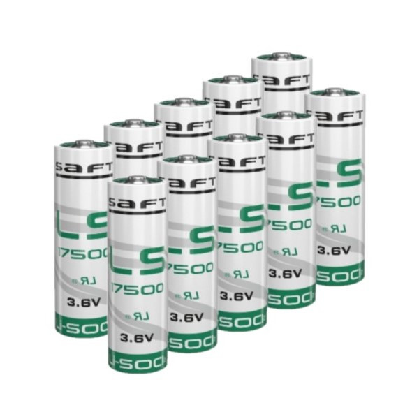 Saft Aanbieding: 10 x Saft LS17500 / A batterij (3.6V, 3600 mAh, Li-SOCl2)  ASA02326 - 1