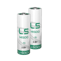 2x Saft LS14500 batterijen