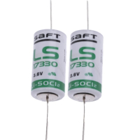Aanbieding: 2 x Saft LS17330-CNA batterijen met soldeerlippen Axiaal (3.6V, 2100 mAh, Li-SOCl2) ASA02515