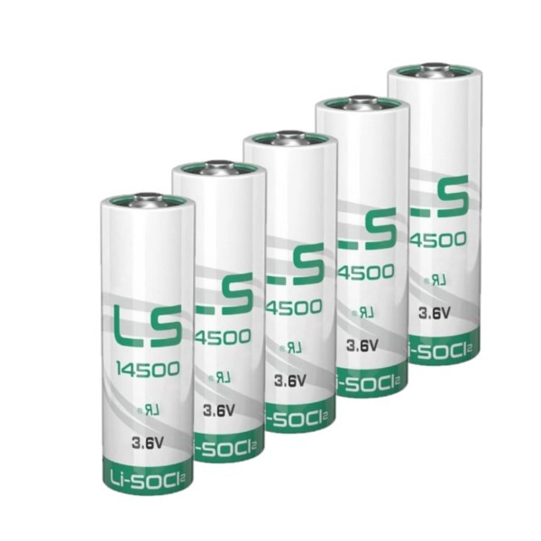Saft Aanbieding: 5 x Saft LS14500 / AA batterij (3.6V, 2600 mAh, Li-SOCl2)  ASA02341 - 1