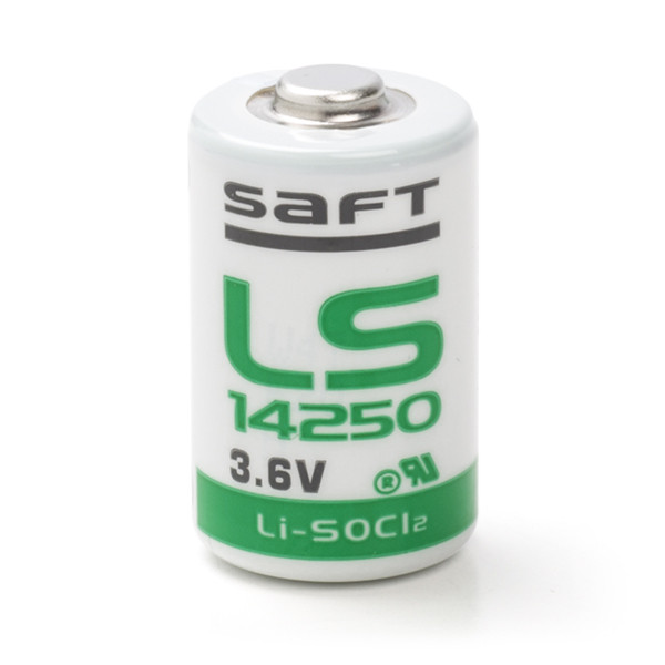 Saft LS14250 / 1/2 AA batterij (3.6V, 1200 mAh, Li-SOCl2)  ASA01545 - 1