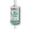 Saft LS17330-CNA batterij met soldeerlippen Axiaal (3.6V, 2100 mAh, Li-SOCl2)  ASA02275 - 1