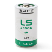 Saft LS33600 / D batterij (3.6V, 17000 mAh, Li-SOCl2)  ASA01781