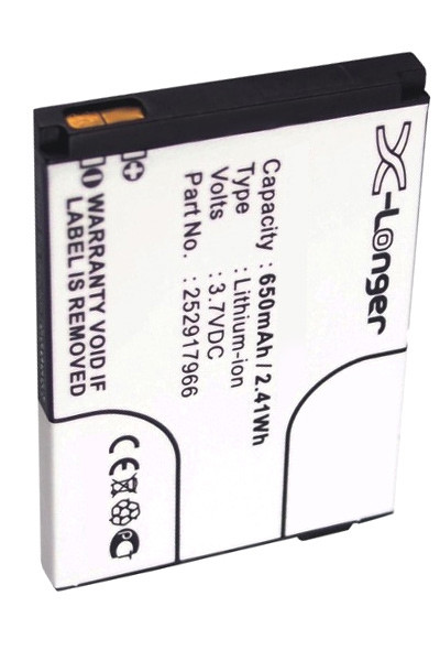 Sagem 00 / 252917966 accu (650 mAh, 123accu huismerk)  ASA00217 - 1