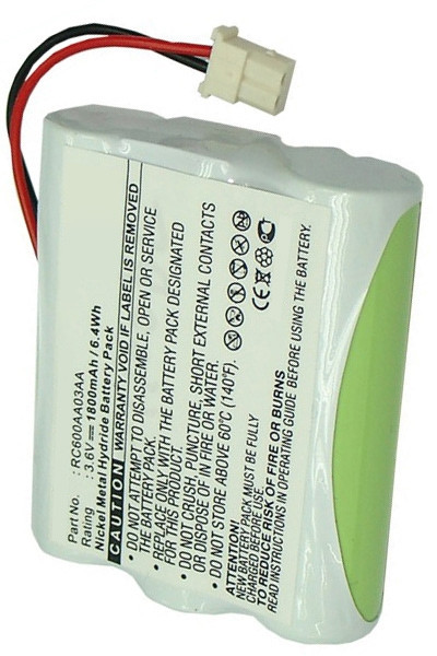 Sagem 3N60SLE-15617 / RC600AA03AA accu (3.6 V, 1800 mAh, 123accu huismerk) ASA00913 - 1