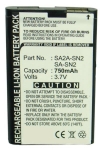 Sagem SA-SN2 / SA2A-SN2 accu (750 mAh, 123accu huismerk) ASA00211 - 1
