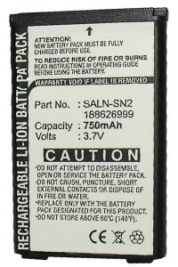 Sagem SA2-SN1 / SALN-SN2 / 188626999 accu (750 mAh, 123accu huismerk)  ASA00197 - 1