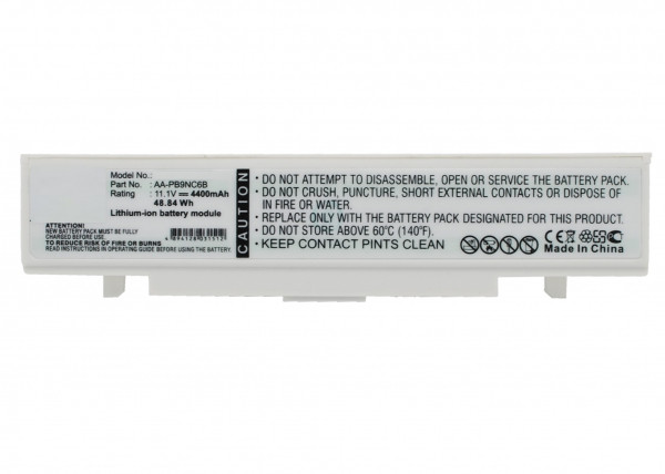 Samsung AA-PB9NC6B / AA-PB9NS6B accu wit (11.1 V, 4400 mAh, 123accu huismerk)  ASA00834 - 1