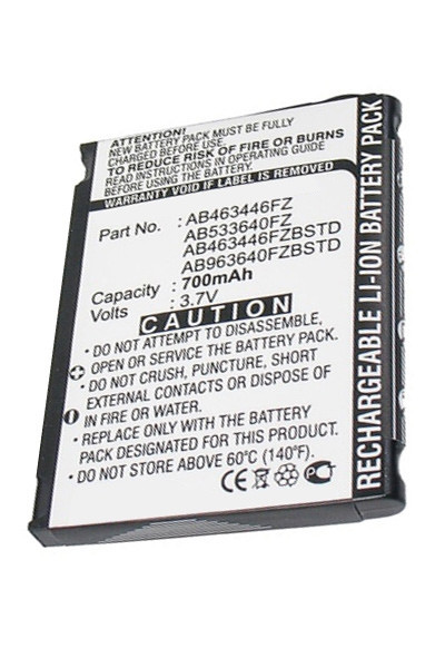 Samsung AB463446FZ / AB533640FZ accu (800 mAh, 123accu huismerk)  ASA00722 - 1