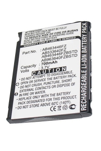 Samsung AB463446FZ / AB533640FZ accu (800 mAh, 123accu huismerk)  ASA00722