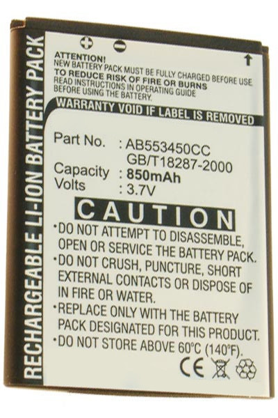 Samsung AB49051E accu (850 mAh, 123accu huismerk)  ASA00401 - 1
