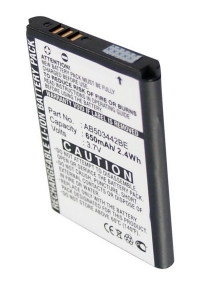 Samsung AB503442BE / AB503442BEC / AB553443BE accu (650 mAh, 123accu huismerk)  ASA00234