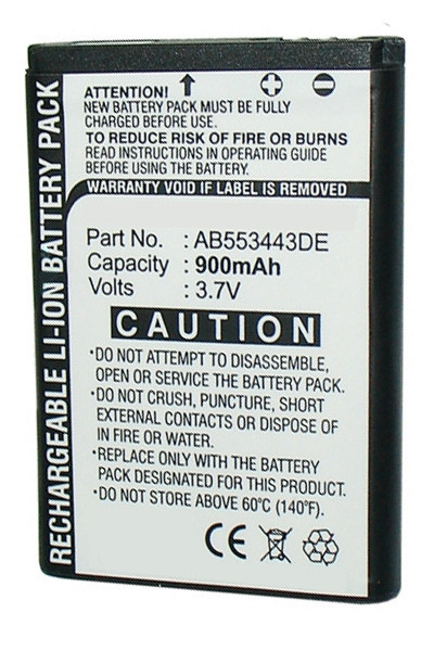 Samsung AB553443DE accu (800 mAh, 123accu huismerk)  ASA00267 - 1