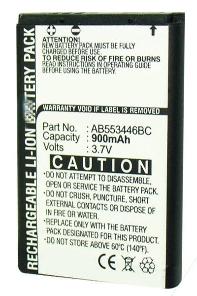 Samsung AB553446BC accu (700 mAh, 123accu huismerk)  ASA00294 - 1