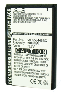 Samsung AB553446BC accu (700 mAh, 123accu huismerk)  ASA00294