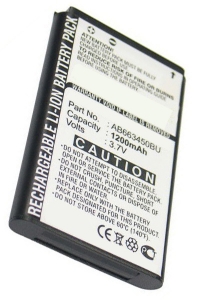 Samsung AB663450BU accu (1200 mAh, 123accu huismerk)  ASA00601