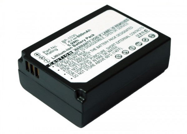 Samsung BP-1030 / ED-BP1030 accu (800 mAh, 123accu huismerk)  ASA00055 - 1