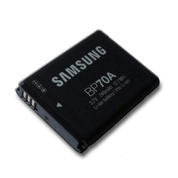 Samsung BP70A / BP-70A / BP-70EP accu (3.7 V. 740 mAh, origineel)  ASA01974 - 1
