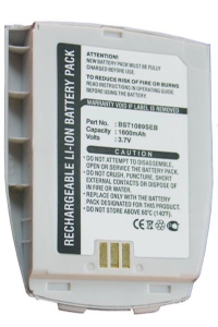 Samsung BST1089SEB accu (1600 mAh, 123accu huismerk)  ASA00659