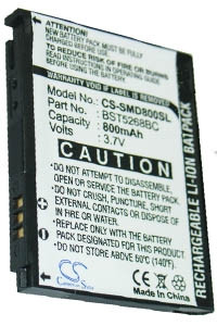 Samsung BST5268BC accu (800 mAh, 123accu huismerk)  ASA00247 - 1