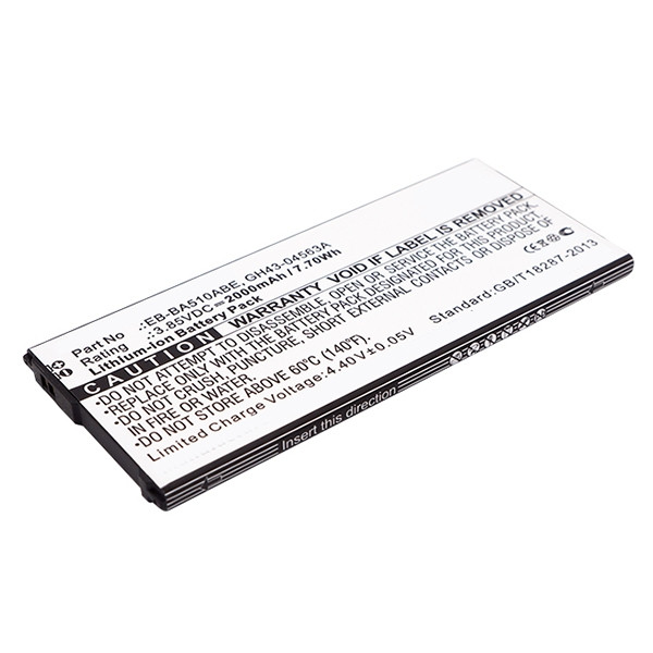 Samsung EB-BA510ABE / GH43-04563A accu (2000 mAh, 123accu huismerk)  ASA01625 - 1
