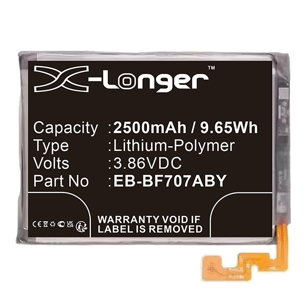 Samsung EB-BF707ABY accu (3.86 V, 2500 mAh, 123accu huismerk)  ASA02361 - 1
