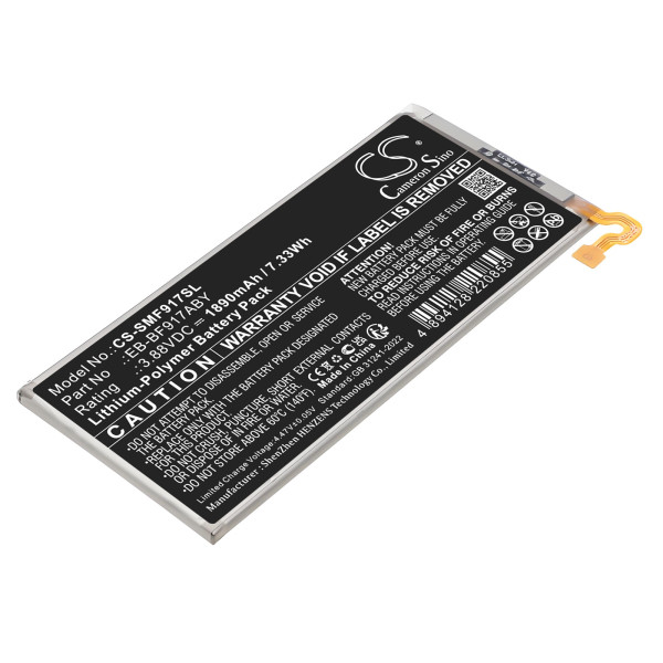 Samsung EB-BF917ABY accu (3.88 V, 1890 mAh, 123accu huismerk) ASA02468 - 1