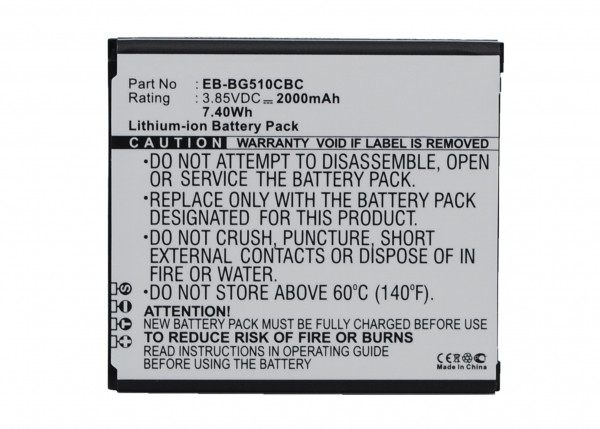 Samsung EB-BG510CBC accu (2000 mAh, 123accu huismerk)  ASA01268 - 1