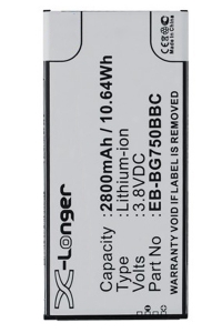 Samsung EB-BG750BBC / EB-BG750BBE accu (2800 mAh, 123accu huismerk)  ASA01242