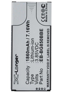 Samsung EB-BG850BBC / EB-BG850BBE accu (1860 mAh, 123accu huismerk)  ASA01177