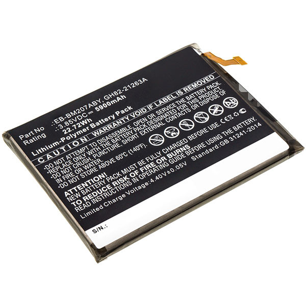 Samsung EB-BM207ABY / GH82-21263A accu (5900 mAh, 123accu huismerk)  ASA02073 - 1