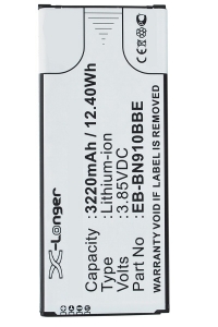 Samsung EB-BN910BBE accu (3.7 V, 3220 mAh, 123accu huismerk)  ASA00998
