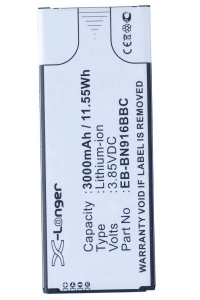 Samsung EB-BN916BBC accu (3000 mAh, 123accu huismerk)  ASA01061