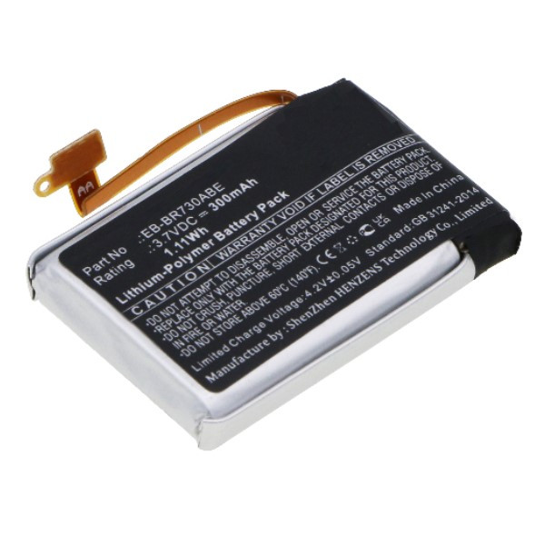 Samsung EB-BR730ABE / GH43-04538B accu (3.7 V, 300 mAh, 123accu huismerk)  ASA01780 - 1