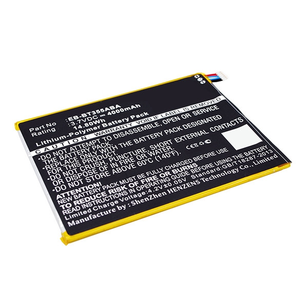 Samsung EB-BT355ABA / EB-BT355ABE accu (4000 mAh, 123accu huismerk)  ASA01581 - 1