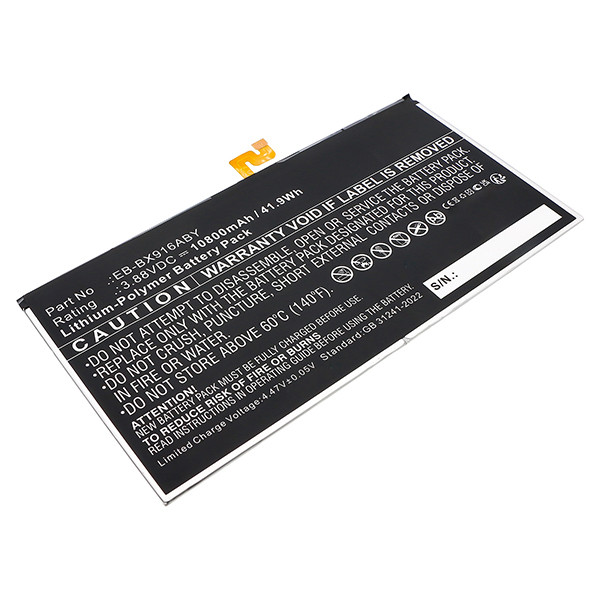 Samsung EB-BX916ABY /  GH82-31915A accu (3.88 V, 10800 mAh, 123accu huismerk) ASA02458 - 1
