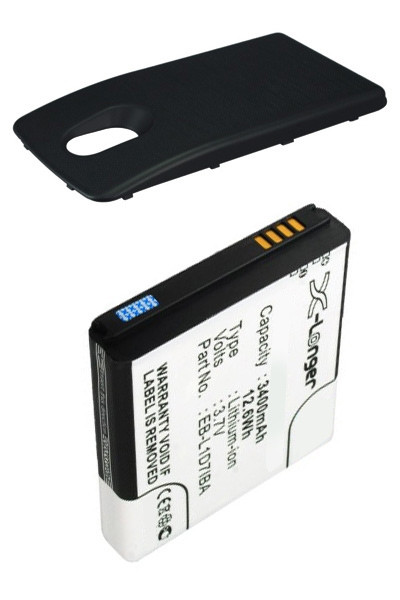 Samsung EB-L1D7IBA accu metallic grijs (3400 mAh, 123accu huismerk)  ASA00662 - 1
