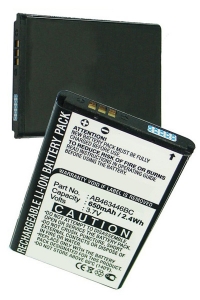 Samsung GT / AB463446BU / AB463446BC accu (650 mAh, 123accu huismerk) ASA00250