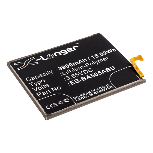 Samsung Galaxy A20 / EB-BA505ABN / EB-BA505ABU accu (3.85 V, 3900 mAh, 123accu huismerk) ASA02019 - 1