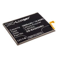 Samsung Galaxy A20 / EB-BA505ABN / EB-BA505ABU accu (3.85 V, 3900 mAh, 123accu huismerk) ASA02019
