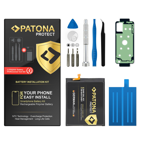 Samsung Galaxy A51 SM-A515F EB-BA515ABY accu met toolkit (3.85 V, 4500 mAh, PATONA) ASA02537 - 1