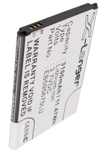 Samsung Galaxy Note 2 / EB595675LU / EB595675LUCSTD accu (3,7 V, 3100 mAh, 123accu huismerk) ASA00318