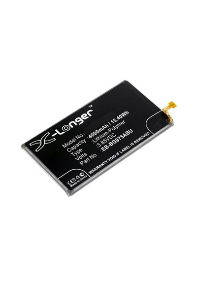 Samsung Galaxy S10 Plus accu (3.85 V, 4000 mAh, 123accu huismerk)  ASA02039 - 1