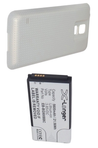 Samsung Galaxy S5 accu goud extra hoge capaciteit (5600 mAh, 123accu huismerk)  ASA00982